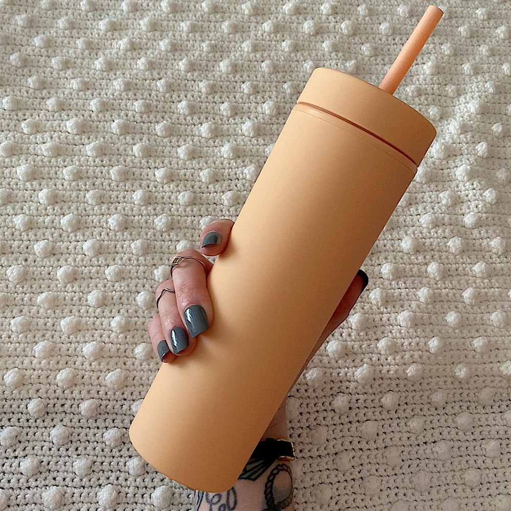 Matte Pastel Orange 🧡 Skinny Tumbler